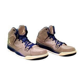 Nike Air Jordan SC 1 Basketball Shoes Men's Size 13 Gray Blue Lace Up 538698-016